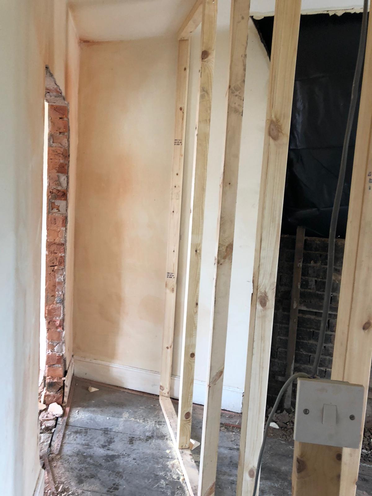 Framing up for this 5 Bed Social HMO Property Crewe BH Property