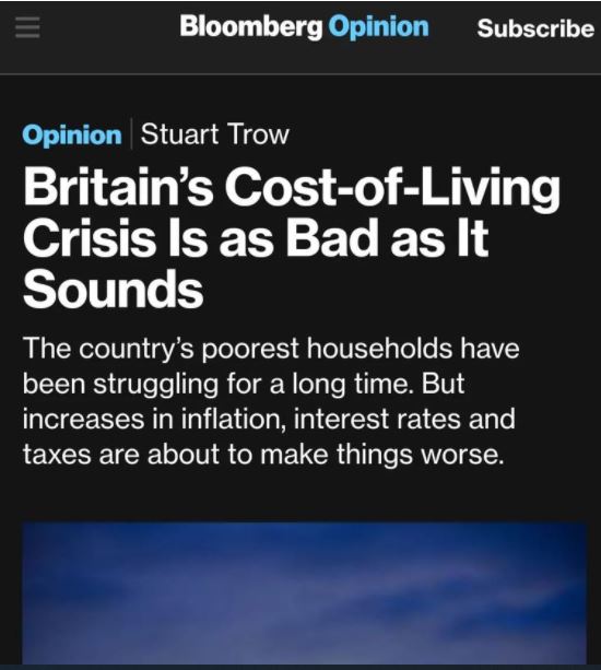 Britain’s Cost of Living Crisis and Effect on the UK Property Market?