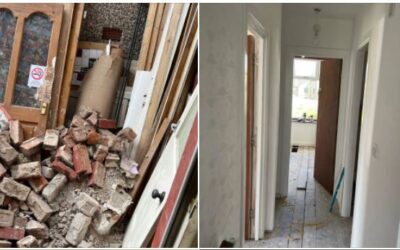 Nope this was not an earthquake- Property Refurbishment
