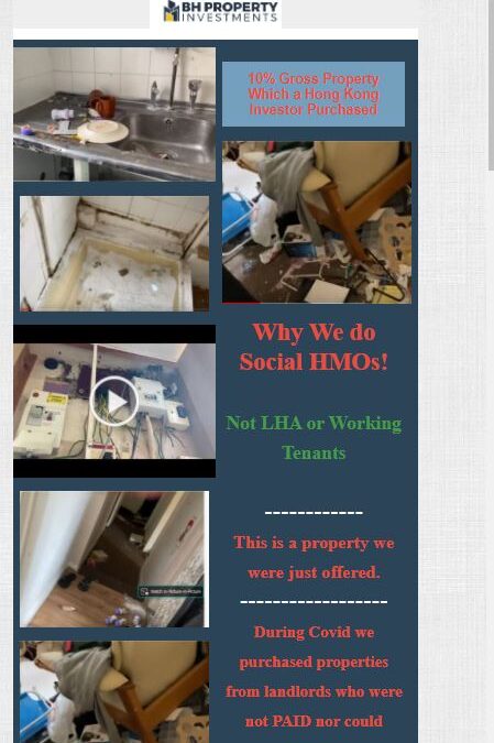 This is why we do Social HMOs and not chase High yield LHA Tenants