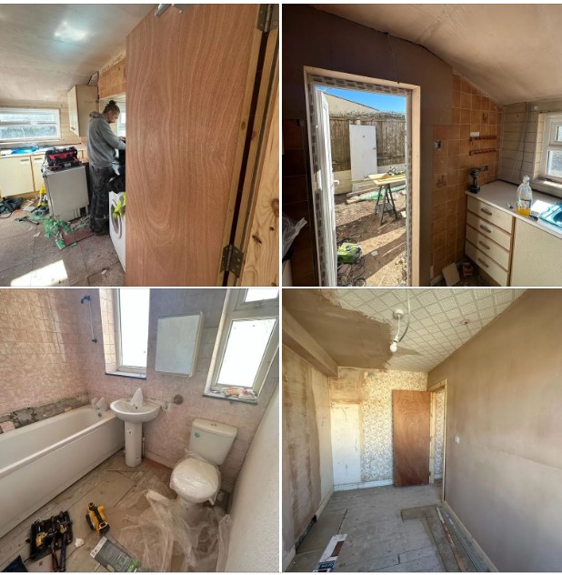 New kitchen and new bathroom going into this 5 bed social HMO.