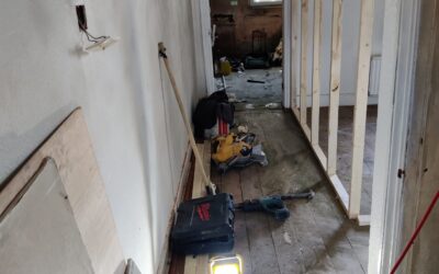 Talk about not an easy refurb for Social Housing