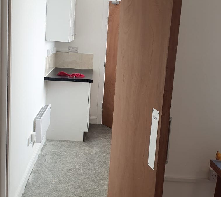 The builders just sent these photos on this 5 bed Social HMO
